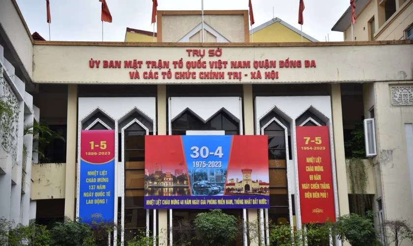 Lễ ở uỷ ban, địa phương thiết kế đẹp nhất