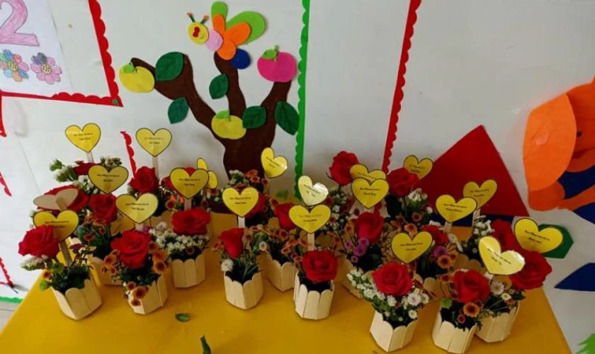 Decor với những chậu hoa