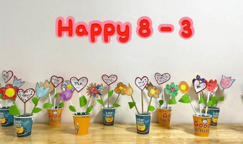 Decor với những chậu hoa đẹp