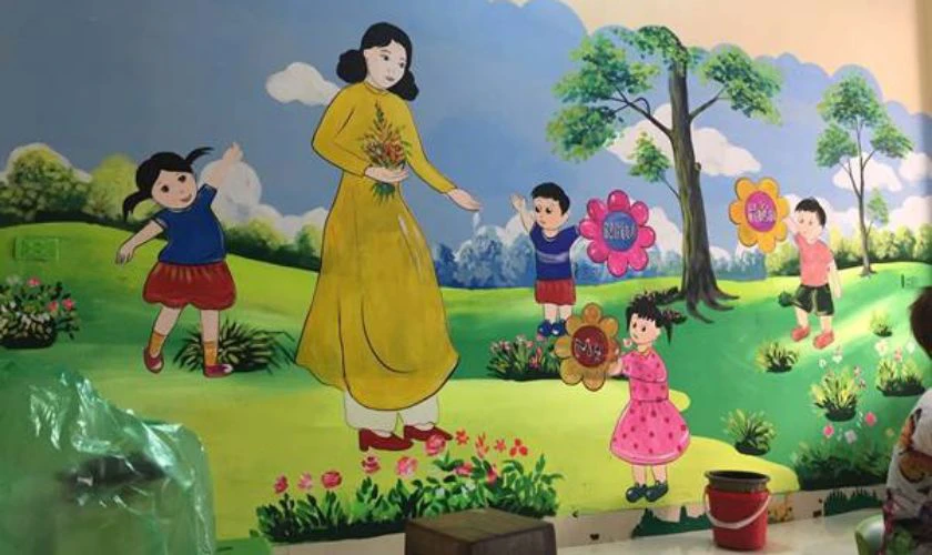 Decor bằng cách vẽ tranh tường đẹp