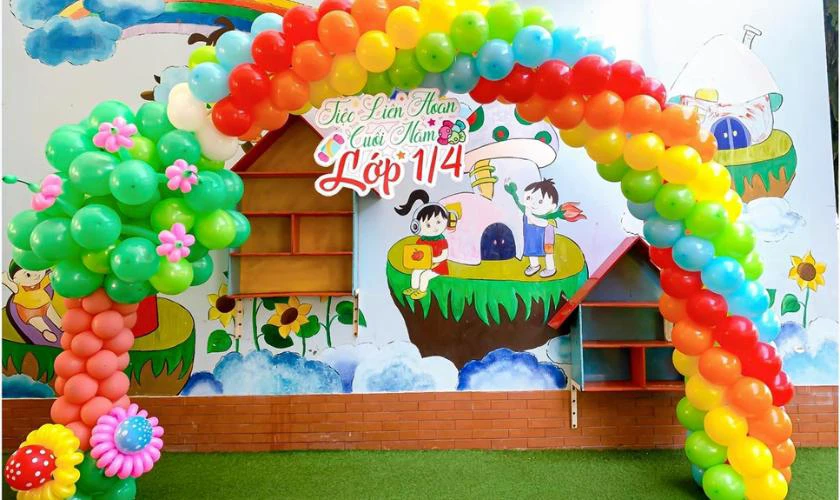 Trang trí cổng chào mùa tựu trường 2025
