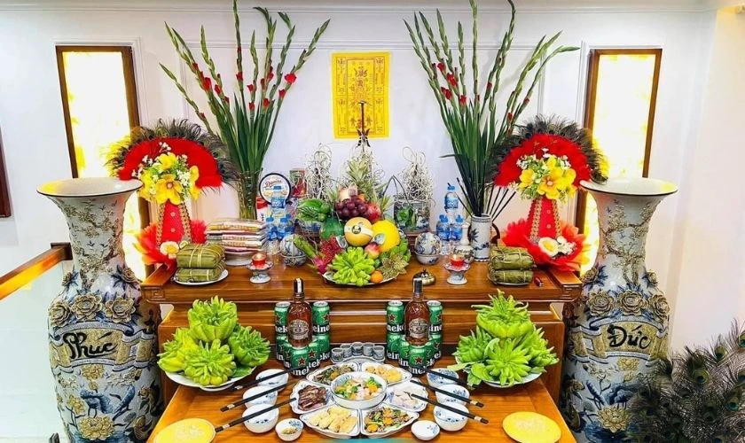 Cách trang trí bàn thờ miền Bắc chuẩn