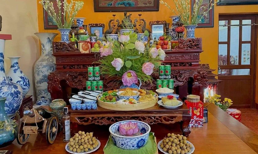 Cách trang trí bàn thờ miền Bắc