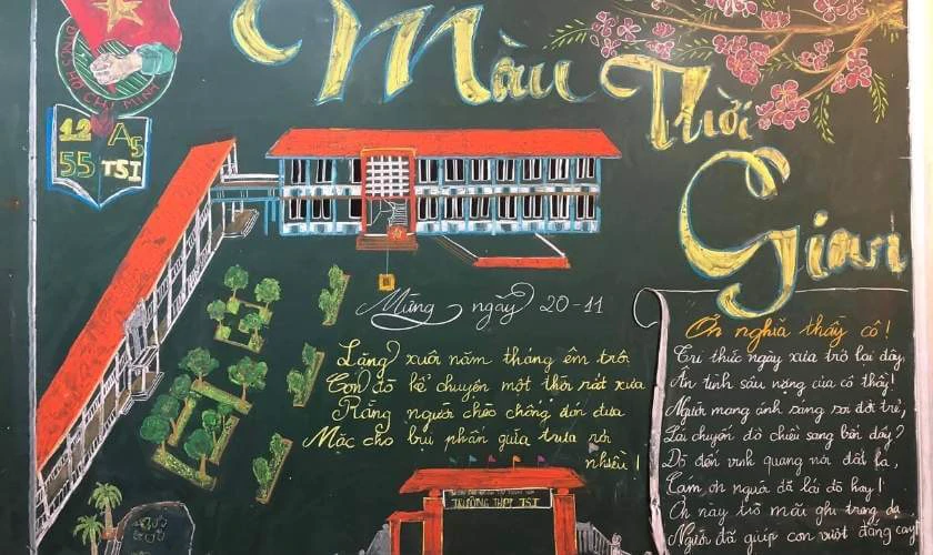 Gợi &yacute; mẫu trang tr&iacute; bảng đẹp nhất