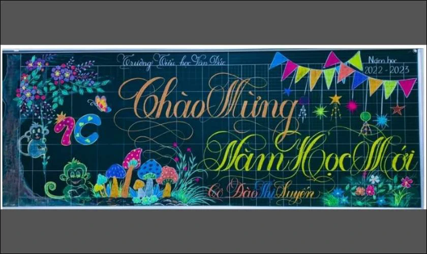 H&igrave;nh ảnh ch&agrave;o mừng năm học mới cho c&aacute;c b&eacute; mầm non