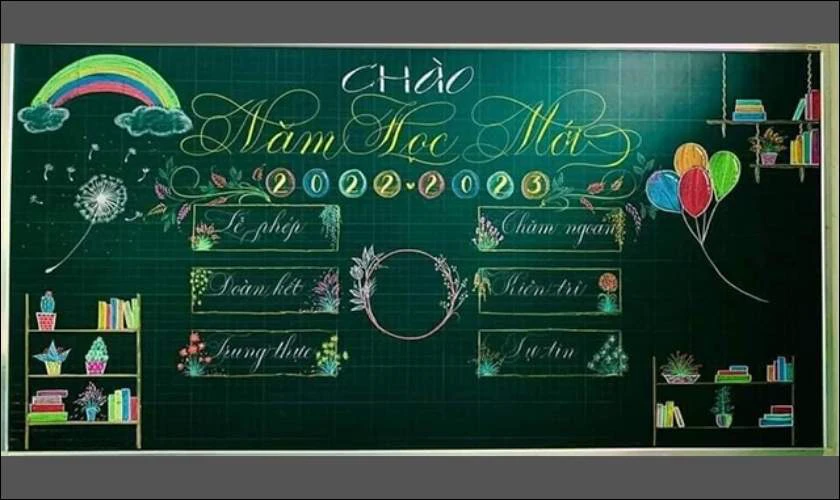H&igrave;nh ảnh ch&agrave;o đ&oacute;n năm học tại lớp mẫu gi&aacute;o