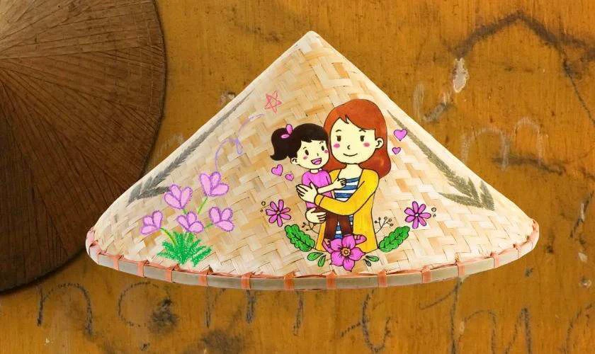 35 mẫu trang trí nón lá 8/3 đẹp cho trẻ