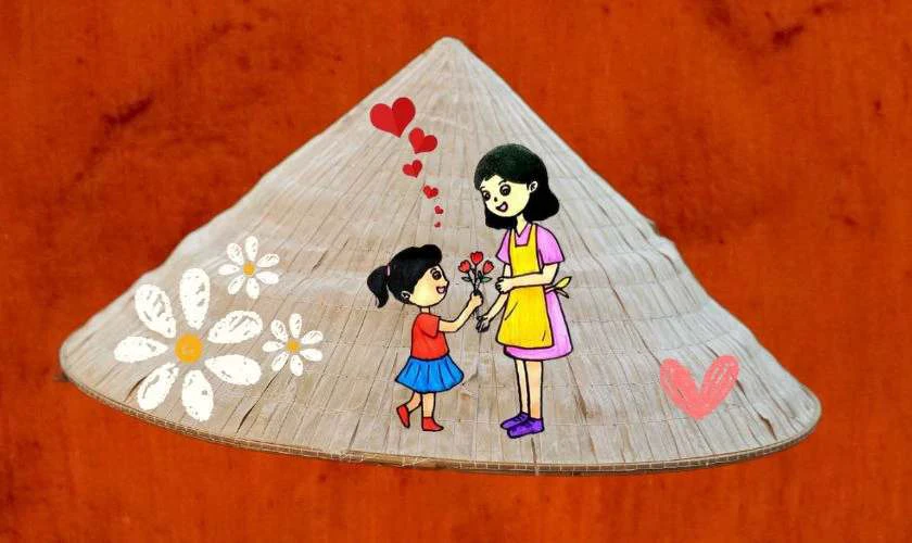 35 mẫu trang trí nón lá 8/3 ấn tượng đơn giản