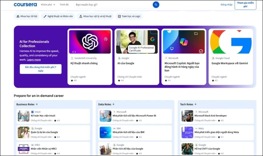 Trang web hữu ích cho sinh viên về Khóa học phát triển kỹ năng