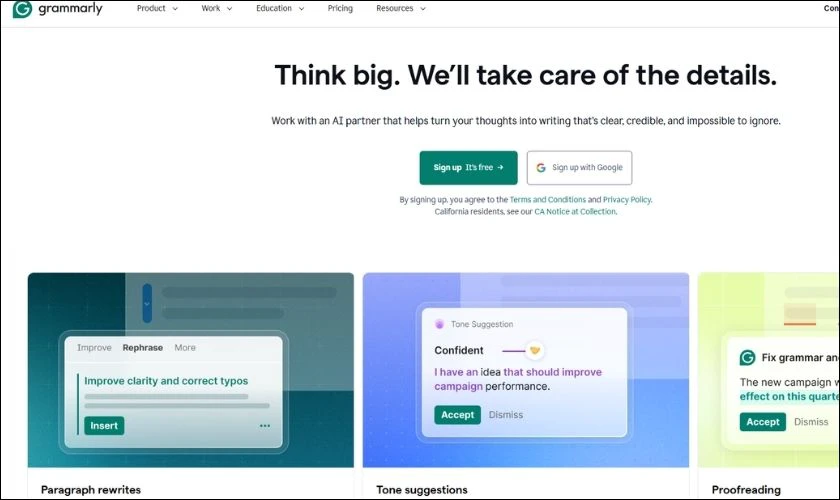 Grammarly là công cụ AI hỗ trợ kiểm tra chính tả và ngữ pháp tiếng Anh