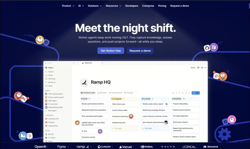 Notion là công cụ quản lý ghi chú và công việc được nhiều sinh viên sử dụng