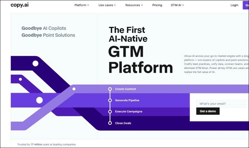 copy.ai là trang web hữu ích cho sinh viên
