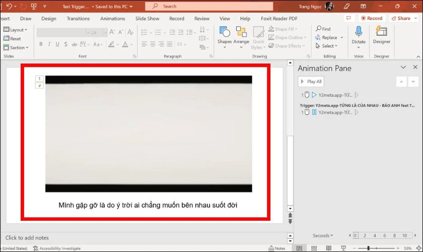 Ch&egrave;n file &acirc;m thanh v&agrave;o slide của bạn