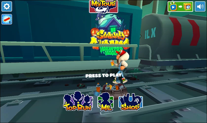 Subway Surfers - Trò chơi trực tuyến mùa Giáng Sinh thú vị