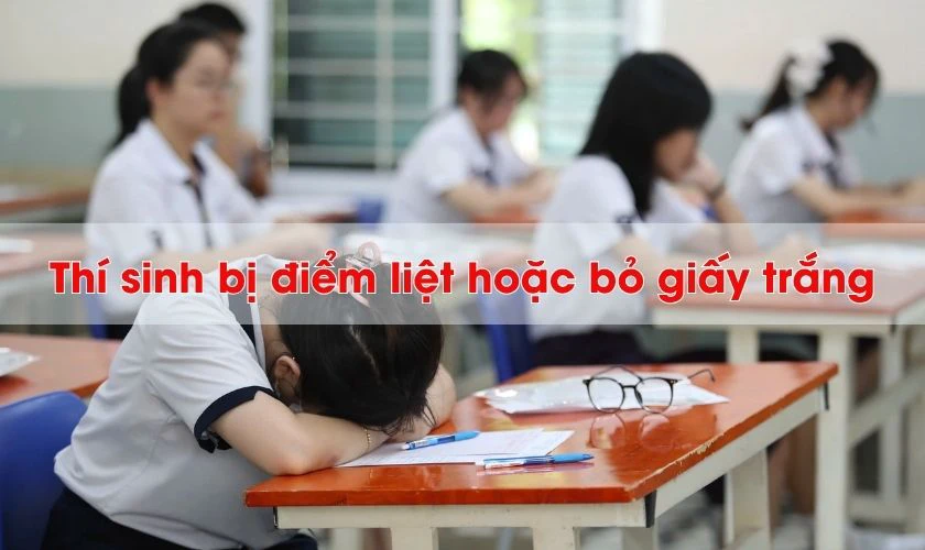 Các trường hợp trượt tốt nghiệp THPT 2026