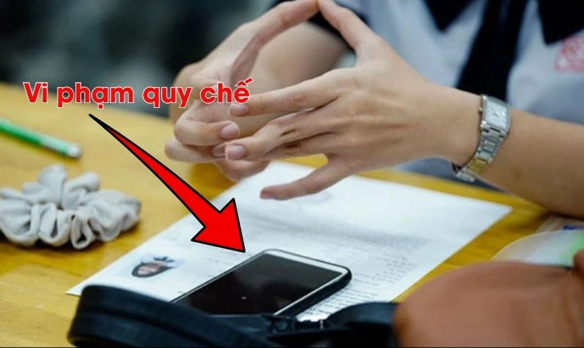 Thí sinh bị kỷ luật và hủy bài thi