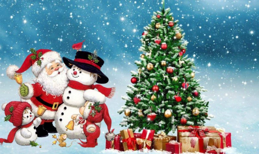 Ông Già Noel Không Mặc Đồ Đỏ