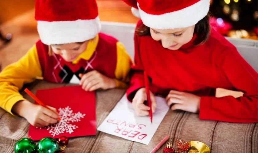 Truyền thống trẻ em viết thư gửi &ocirc;ng gi&agrave; Noel v&agrave;o dịp Gi&aacute;ng Sinh