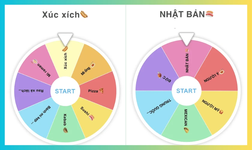 Roulette - App tạo vòng quay câu hỏi