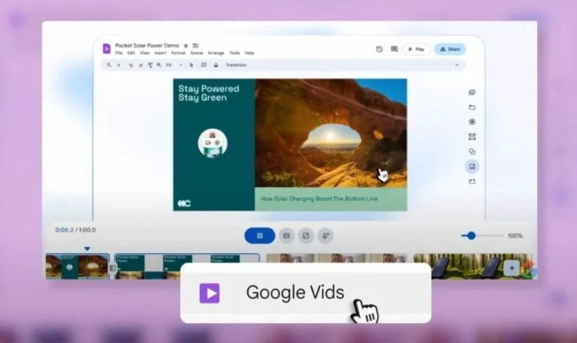 Google Vids là công cụ tạo video hướng đến nhu cầu công việc