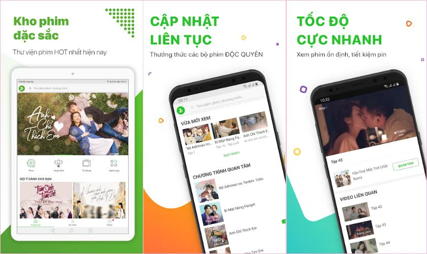 Zing TV - Ứng dụng xem phim miễn phí trên TV