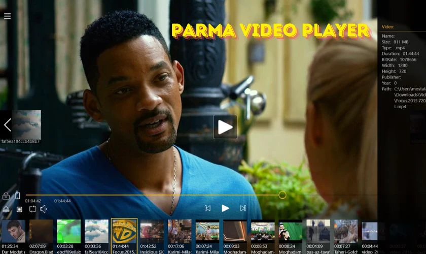 Xem video với app Parma Video Player