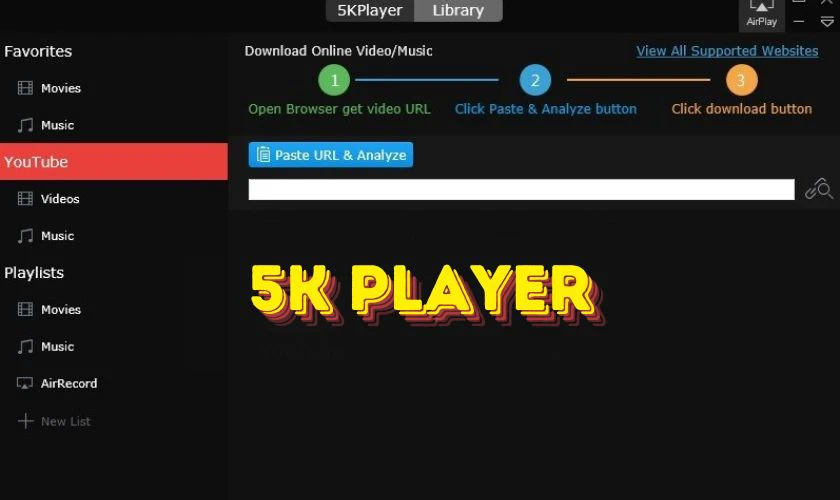 Ứng dụng xem video không thể bỏ qua 5KPlayer