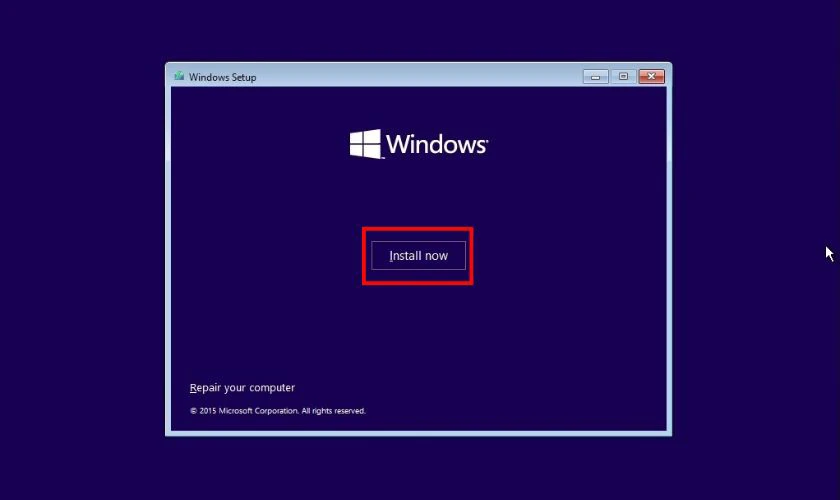 Cài đặt lại Windows bản mới nhất