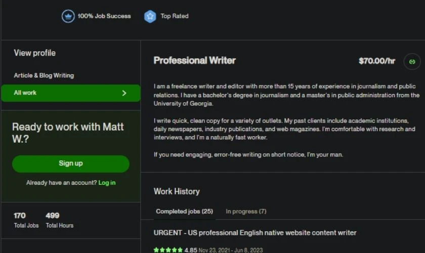 Upwork hoạt động như thế nào với người Freelancer