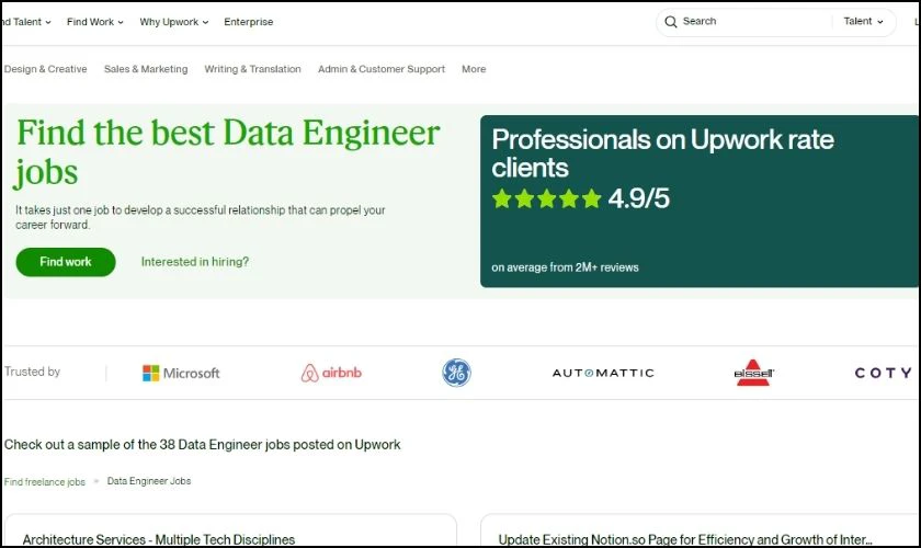 Phát triển phần mềm và ứng dụng là công việc hot trên Upwork