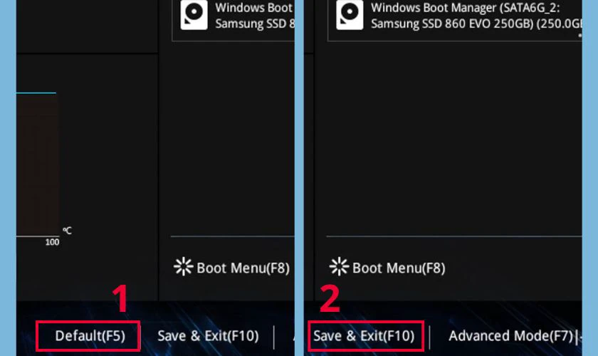 Reset BIOS về cài đặt mặc định