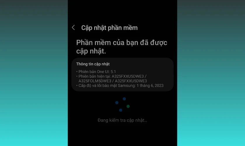 Sau khi bấm tải về, bạn chờ v&agrave;i ph&uacute;t để hệ thống được cập nhật