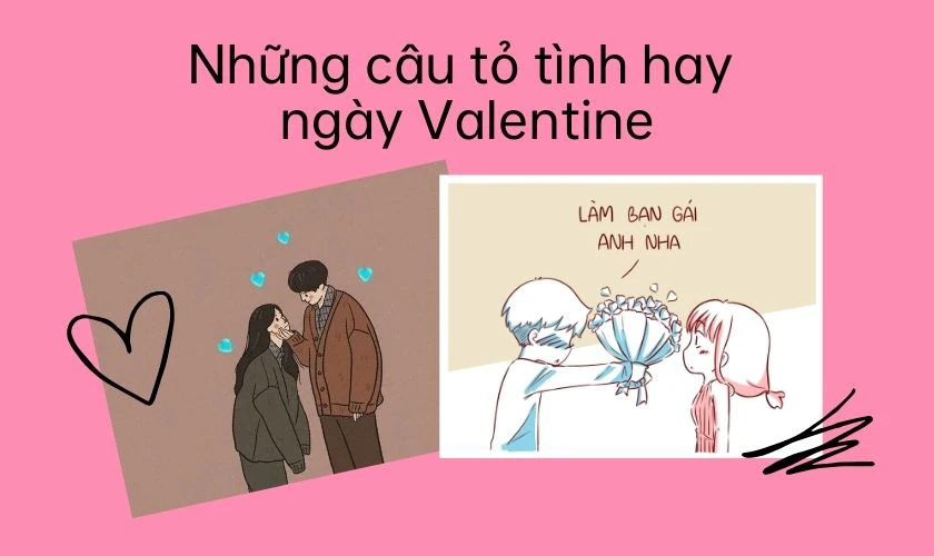 Những câu tỏ tình hay ngày Valentine