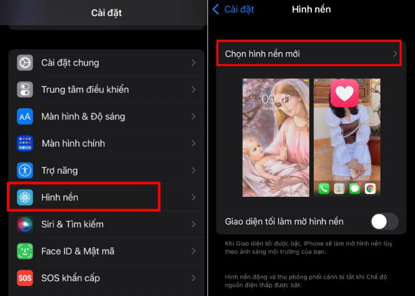 Tải và cài đặt ảnh nền trên điện thoại iPhone 15 Series
