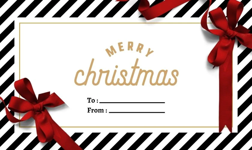 Mẫu phông chữ cổ điển cho Noel