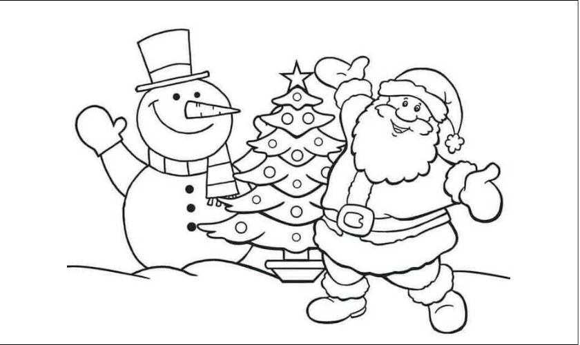 Tranh tô Noel