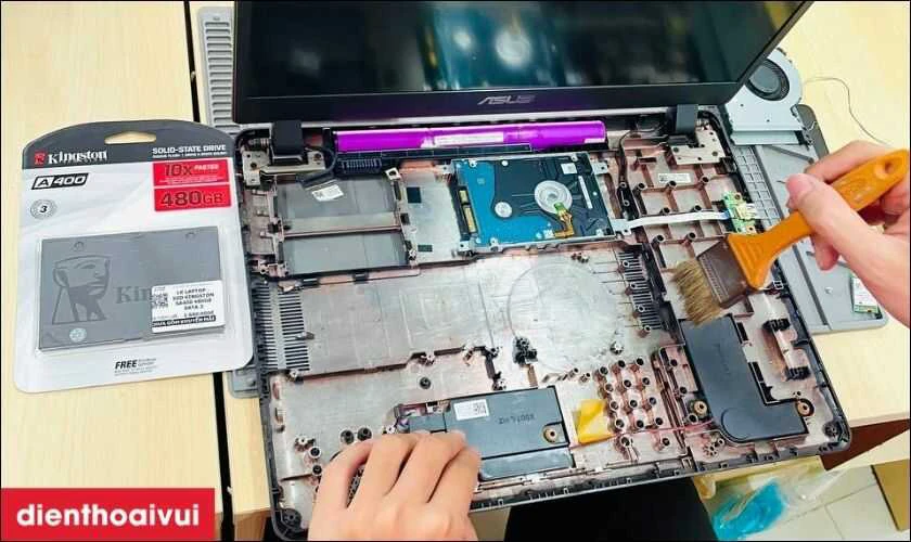 C&aacute;c dịch vụ vệ sinh Laptop tại Điện Thoại Vui G&ograve; Vấp