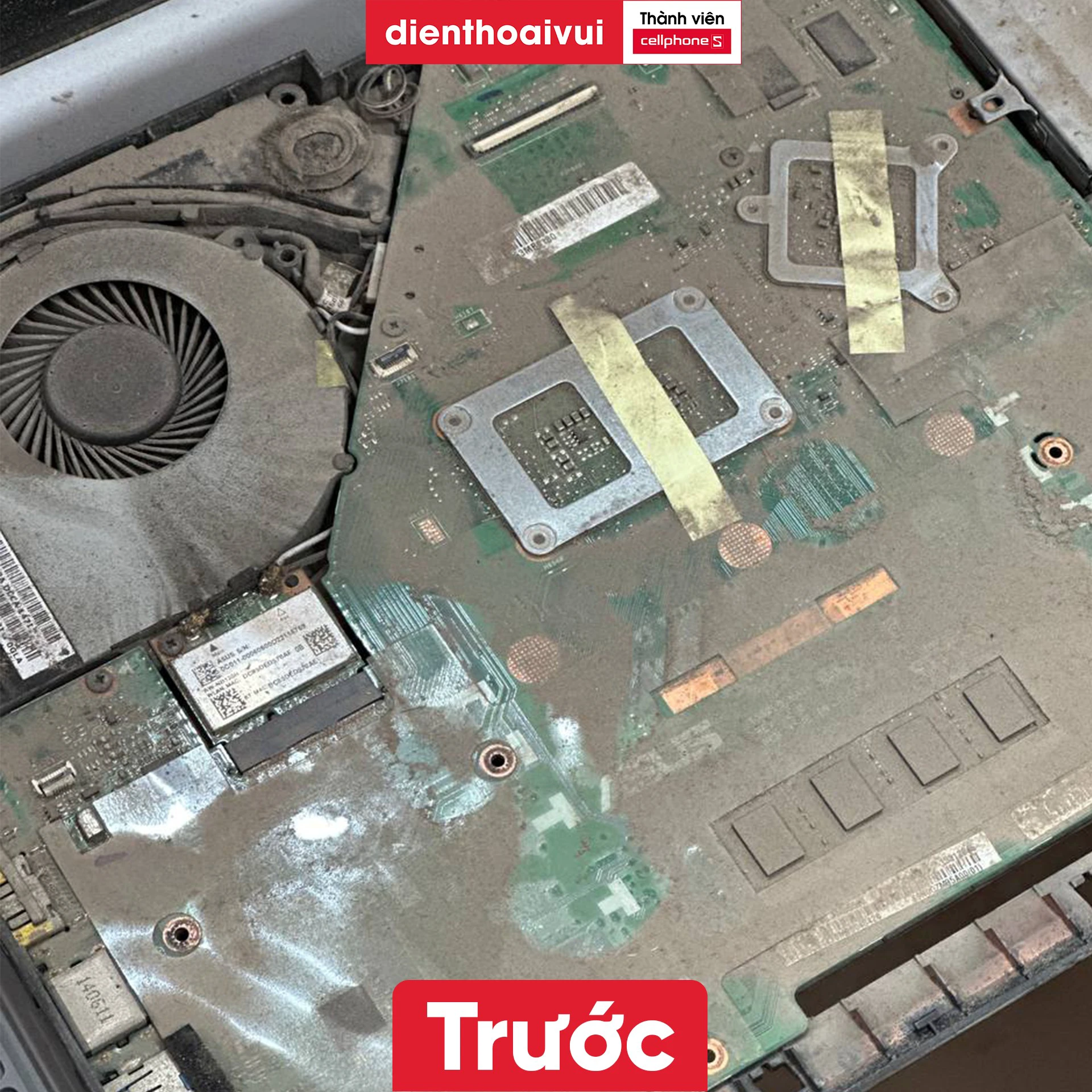 Chương tr&igrave;nh vệ sinh laptop miễn ph&iacute; tại Điện Thoại Vui