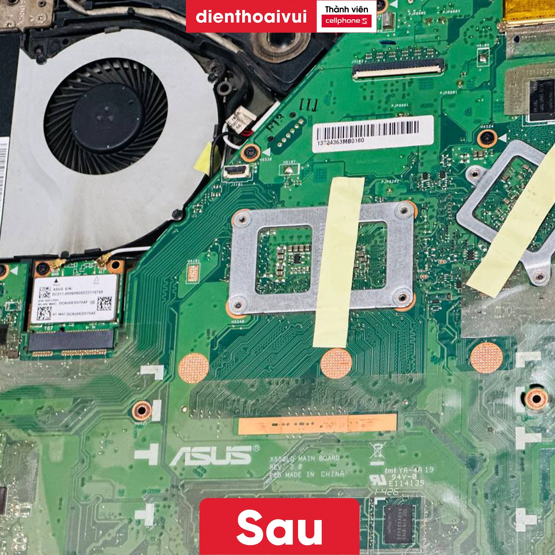 Sau khi vệ sinh