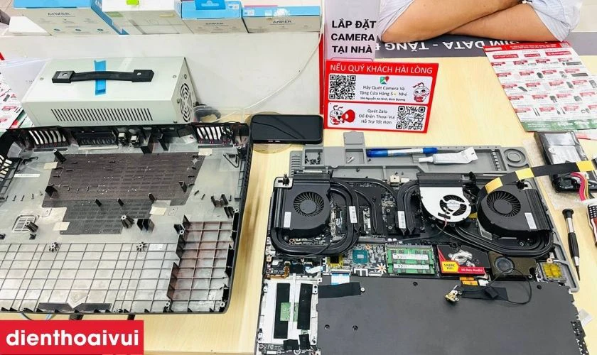 Quy tr&igrave;nh vệ sinh laptop tại Điện Thoại Vui quận 1&nbsp;