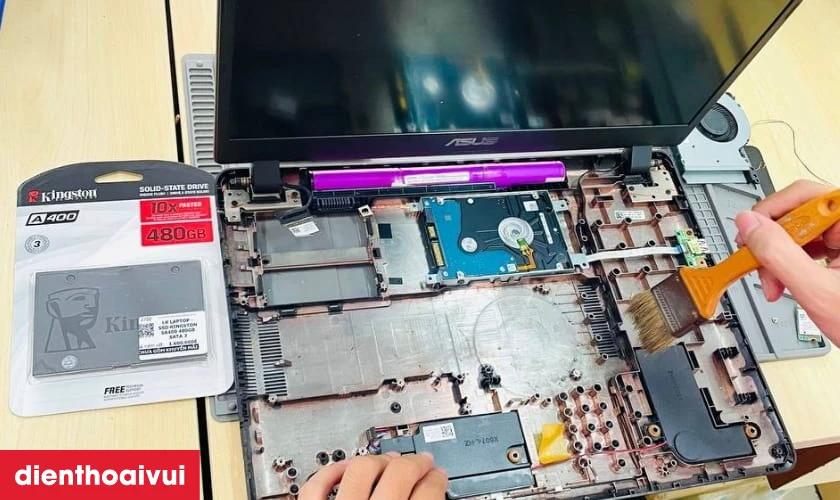 Dịch vụ vệ sinh laptop chuyên nghiệp tại Điện Thoại Vui quận Hà Đông