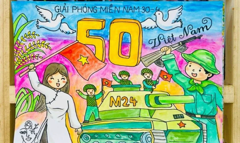 Chú bộ đội cùng xe tăng