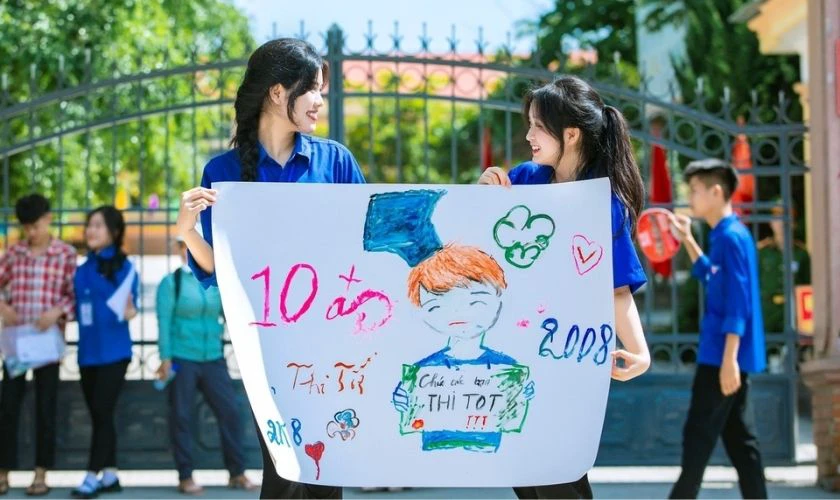 Vẽ tranh tiếp sức mùa thi có ý nghĩa gì