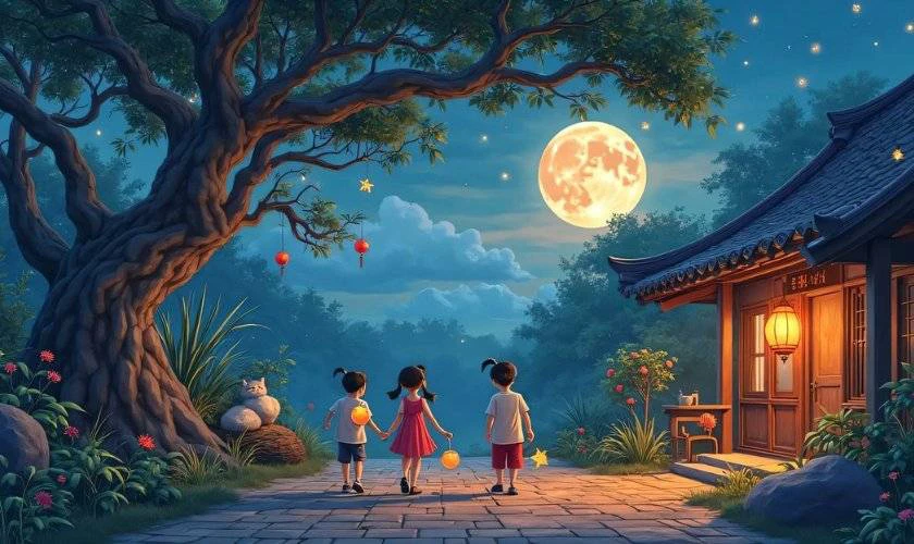 Vui chơi đêm Trăng rằm