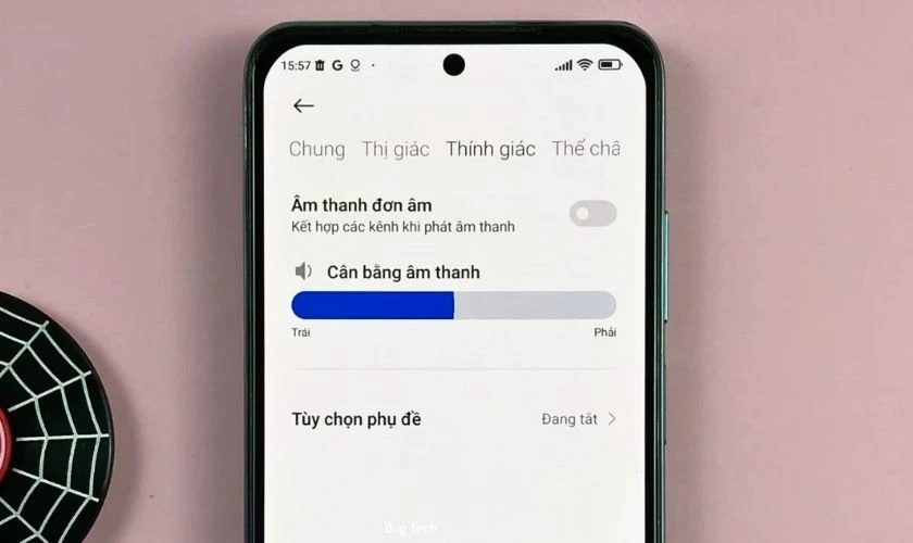 Kiểm tra cân bằng âm thanh trên điện thoại