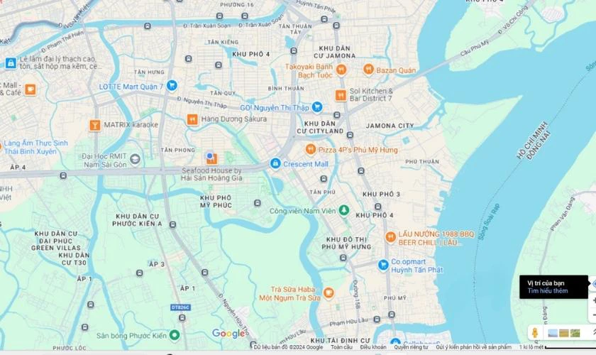 X&aacute;c định vị tr&iacute; hiện tại của t&ocirc;i tr&ecirc;n Google Maps bằng m&aacute;y t&iacute;nh
