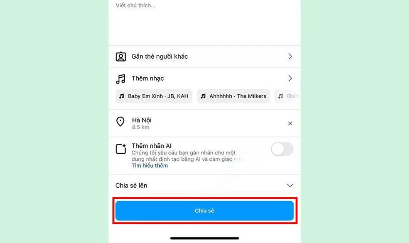 Chia sẻ để ho&agrave;n tất