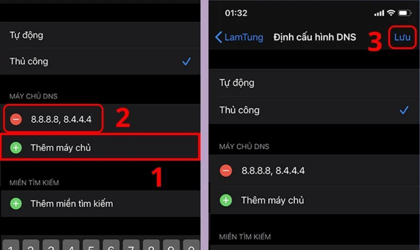 Nhập dải DNS mới để sửa lỗi Viber bị ngắt kết nối