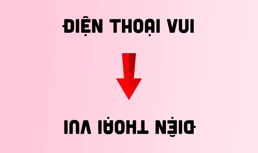 Viết chữ đảo ngược để l&agrave;m g&igrave;?