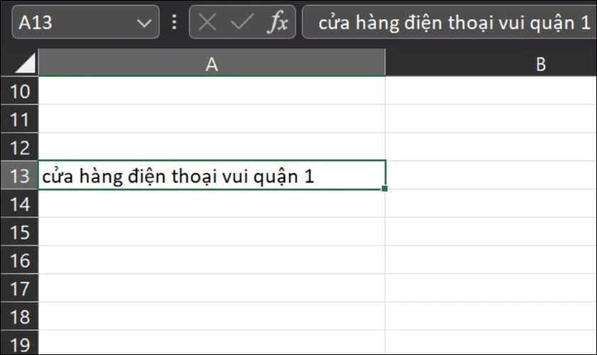 D&ugrave;ng h&agrave;m UPPER viết hoa chữ c&aacute;i đầu trong Excel